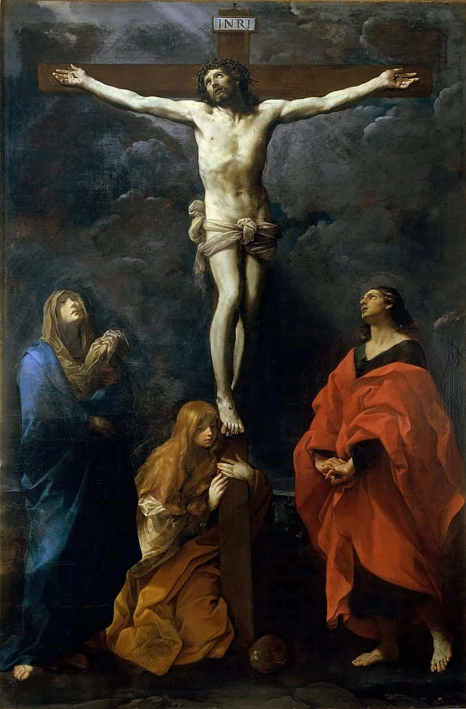 59-Cristo crocifisso con la Madonna, Giovanni e la Maddalena-Pinacoteca Nazionale, Bologna